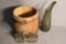 Vintage MCM Pitcher/Vase, Antique Bucket, Metal Bookends, & Stencils