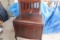 Vintage Antique Victrola Record Player and Record Holder. See Pictures for Damage