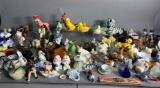 Large Group of Figurines including Several Sets of Salt & Pepper Shakers