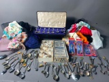 Vintage Handkerchiefs & Collectors' Spoons