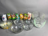 Collector McDonalds & Peanuts, Pepsi-Cola Glasses, Glass Nesting Bowls & Pyrex