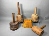 Great Group of Antique Mallets