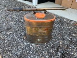 Antique Indian Fire Extinguisher Backpack