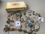 Group of Costume Jewelry including Sterling Silver