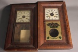 2 Antique 19th Century Shelf Clocks