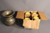 Vintage Spittoon and Clay Pigeon Shotgun Targets