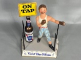 Vintage Pabst Blue Ribbon on Tap Advertising Piece