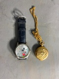 2 Vintage Mickey Mouse Watches