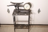 Antique Scale and Cast Iron Stand