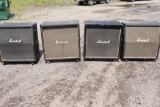 4 Vintage Marshall JCM-800 Guitar Speaker Cabinets