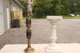 Antique Italian/French Style Hotel Column Telephone & Pedestal