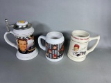 Vintage NASCAR Beer Stein & Mugs