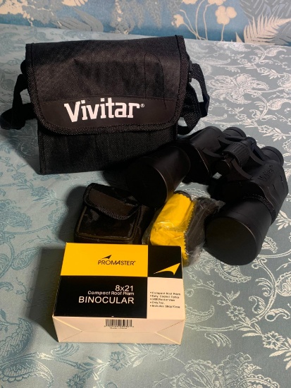 (2) Pairs of Vivitar Binoculars