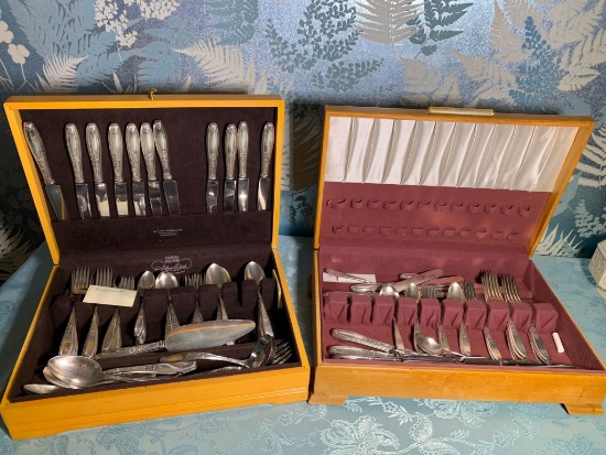 (2) Sets of Flatware in Boxes