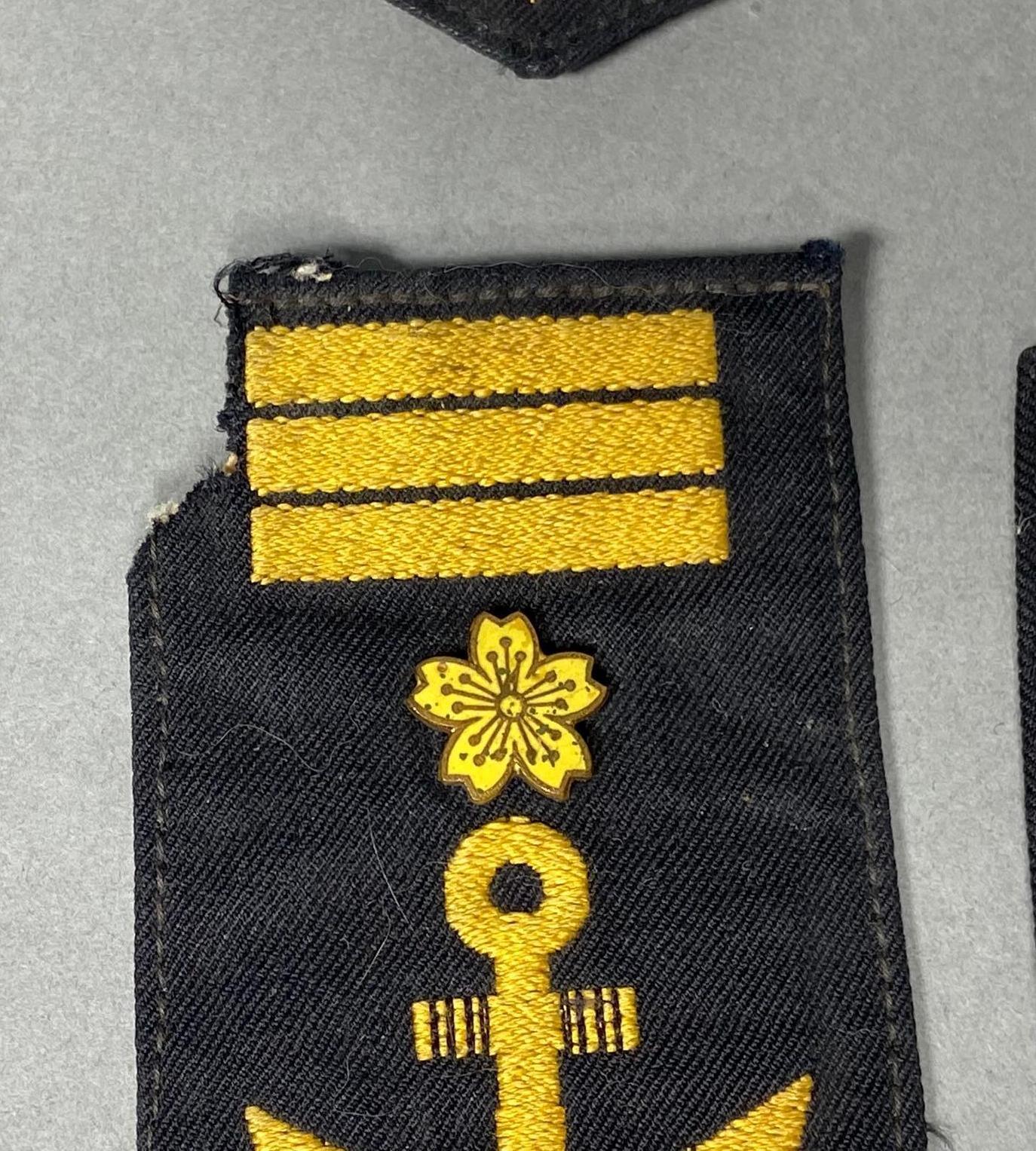 WWII JAPANESE NAVY RANK INSIGNIA & PIN LOT | Proxibid