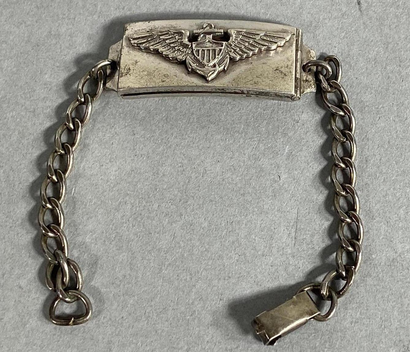WWII US NAVY PILOT SWEETHEART BRACELET & LOCKET | Proxibid