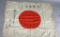 WWII JAPANESE TWO PIECE SILK FLAG WITH KANJI