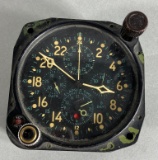WWII HAMILTON ELGIN NAVY AIRCRAFT CLOCK H-37500