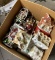 Box of Ceramic Christmas Houses