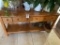 Wooden Pier Table with Drawers