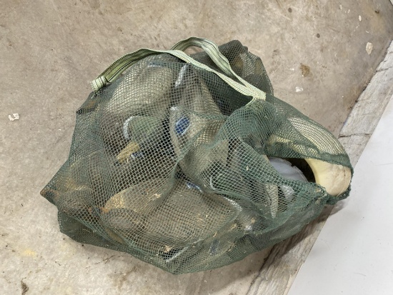Bag Full of Vintage Plastic Duck Decoys
