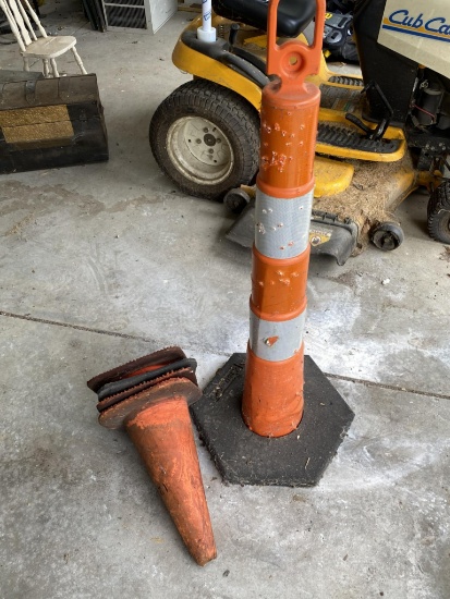 Well Used Road Cones