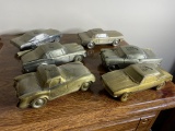 6 Metal Car Advertising Banks