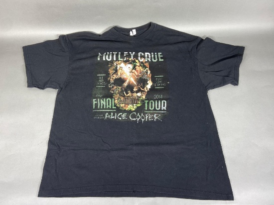 Vintage Motley Crue 2014 Final Tour featuring Alice Cooper Shirt
