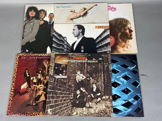 7 Vintage LPs featuring Heart, The Who and More!