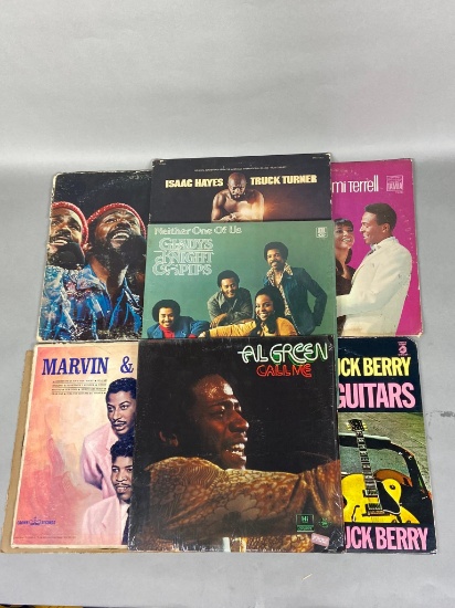 7 Vintage LPs featuring Marvin Gaye, Al Green and More!