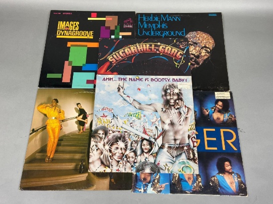 6 Vintage LPs featuring Kool and The Gang, and Sugarhill Gang and More!