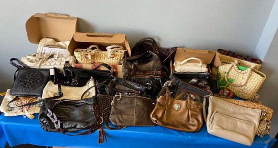 Assorted Lot of Purses featuring Brighton and More