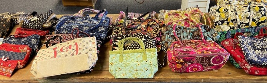 Large Group of Vera Bradley Purses plus Isabella's Journey and More