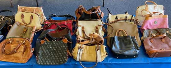 Variety of Purses featuring Dooney Bourke and More