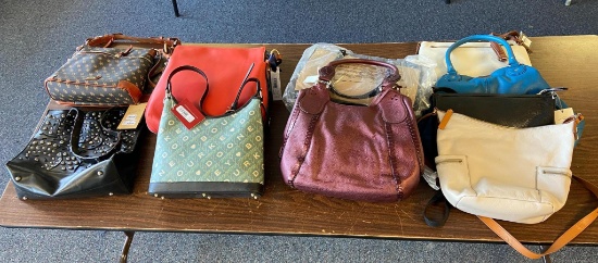 Assorted Purses featuring Dooney Bourke, Cole Haan and More