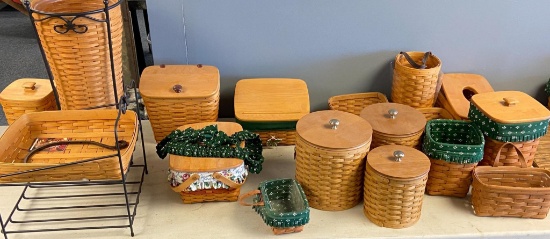 Huge Lot of Vintage Longaberger Baskets
