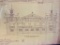 Rare c. 1907 Original Olentangy Amusement Park Blueprint Dance Hall Columbus Ohio
