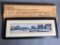Rare Olentangy Amusement Park Columbus OH Tri-Fold Postcard Framed