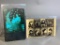 2 Better Real Photo Postcards RPPCs Blue w/Flat + Moon, Ladies in Hats