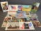 Large Lot of Antique Patriotic Postcards Flags and More