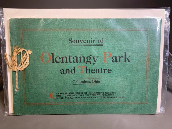 1910 Olentangy Amusement Park & Theater Souvenir Booklet Rare