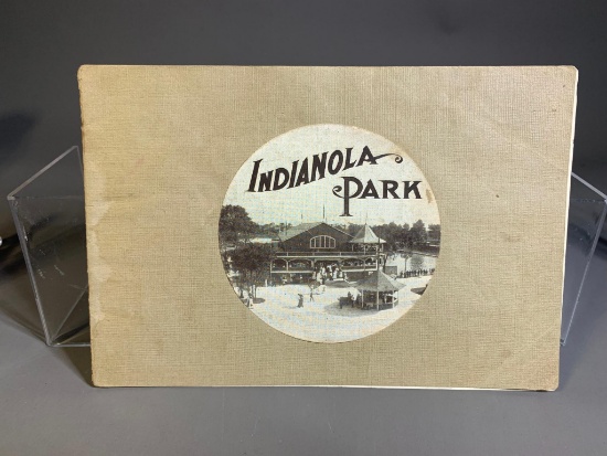 Early Antique Indianola Amusement Park Columbus Ohio Souvenir Booklet