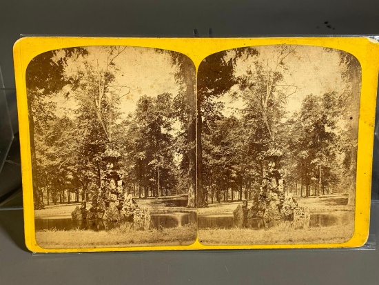 Rare Stereoview Card Photo Goodale Park Columbus OH