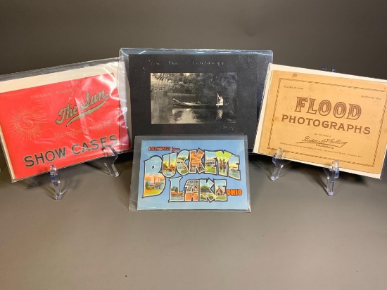 Buckeye Lake Postcards, Photograph, Columbus Flood Photos, Sun Showcases Souvenir