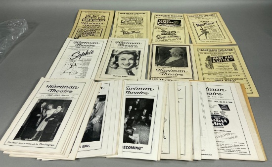 Large Lot Columbus Hartman Theatre Theater Programs