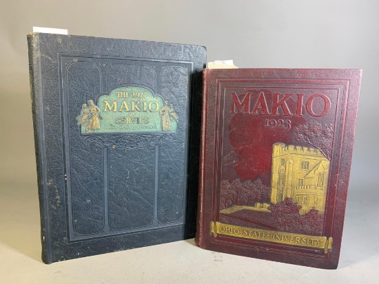 2 Ohio State Makio Yearbooks 1923 (Ohio Stadium), 1927
