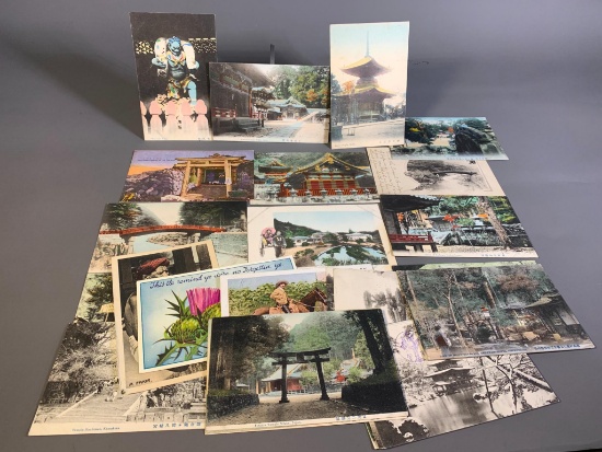 Group Lot Assorted Earlier Postcards Japan Scenes