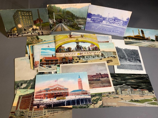 Antique Postcards - Early 1900s - Mostly Trains