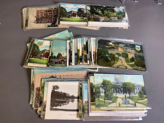 Large Group Lot Columbus Ohio Postcards 1930s 40s