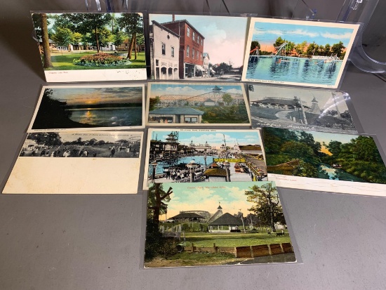 Early 1900s-40s Ohio Amusement Park Postcards